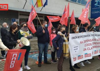 CCOO apoia as mobilizacións dos traballadores e traballadoras do Hotel Balneario do Tremo en Brión