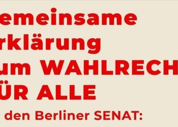 IU Berlín reivindica el derecho al voto de las migrantes en Alemania