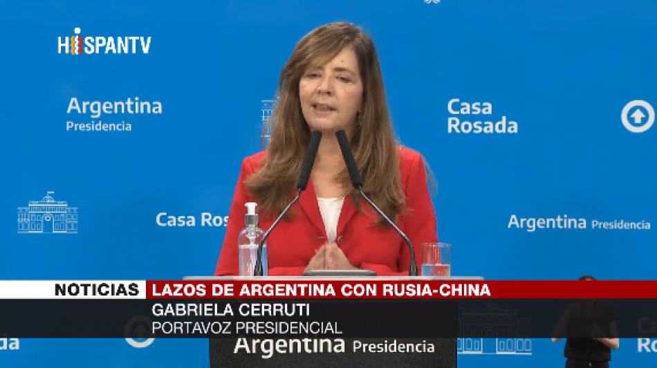 Argentina defiende fortalecimiento de sus lazos con Rusia y China