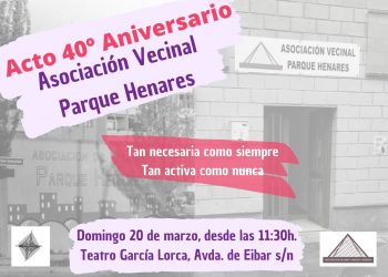 La Asociación Vecinal Parque Henares celebra 40 años de conquistas ciudadanas en San Fernando