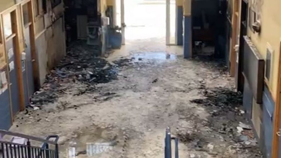 El IES Mediterráneo de Garrucha sufre un incendio intencionado