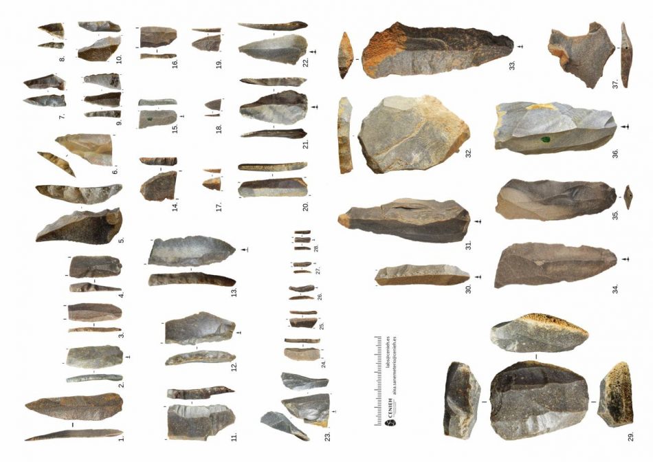 Las herramientas de neandertales revelan patrones de su extinción en la península ibérica