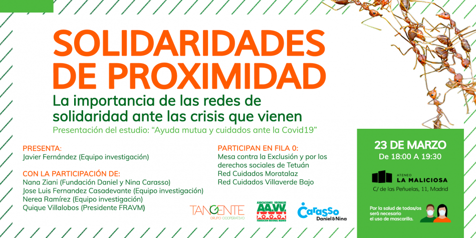 “Solidaridades de proximidad”: la importancia de las redes vecinales ante las crisis