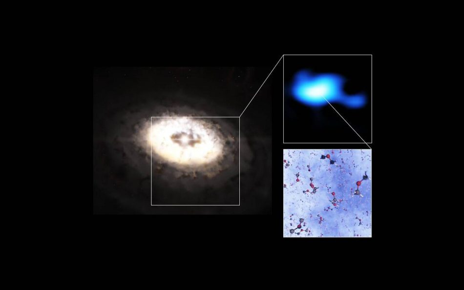 Un equipo de astrónomas descubre la mayor molécula en un disco de formación planetaria