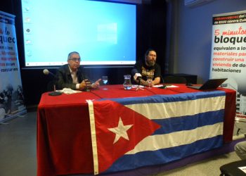 «El personal científico de Cuba ha salvado a un pueblo»: embajador Marcelino Medina presentó documental «Soberanía» en el Ateneo de Madrid