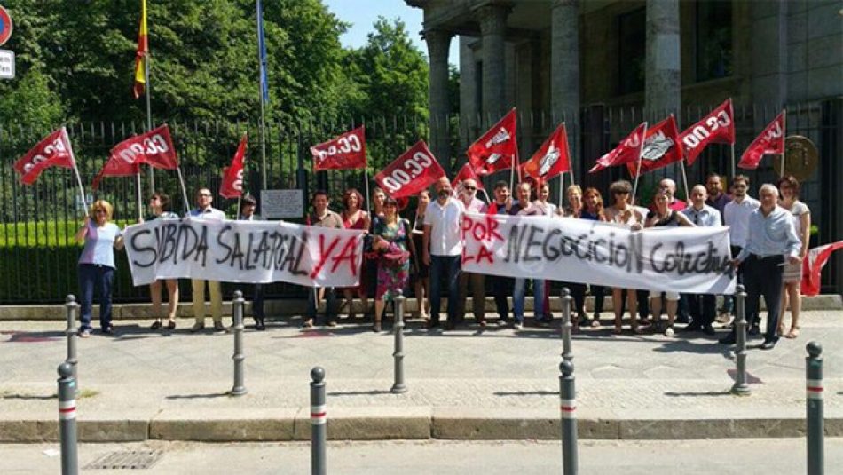 IU apoya al personal del Servicio Exterior y “su movilización para mejorar su situación laboral y el servicio que presta a la ciudadanía española en todo el mundo”