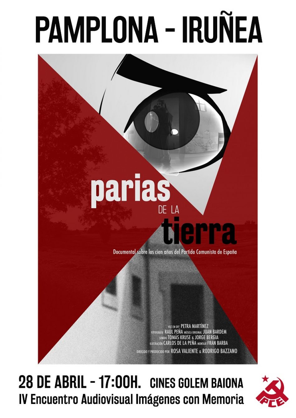 Llega a Pamplona ‘Parias de la tierra’, el documental que narra los cien años de vida del Partido Comunista de España