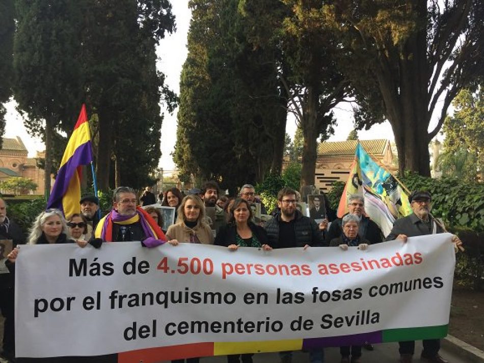 IU Sevilla critica la falta de coordinación del Consejo Sectorial de Memoria Democrática con el movimiento memorialista