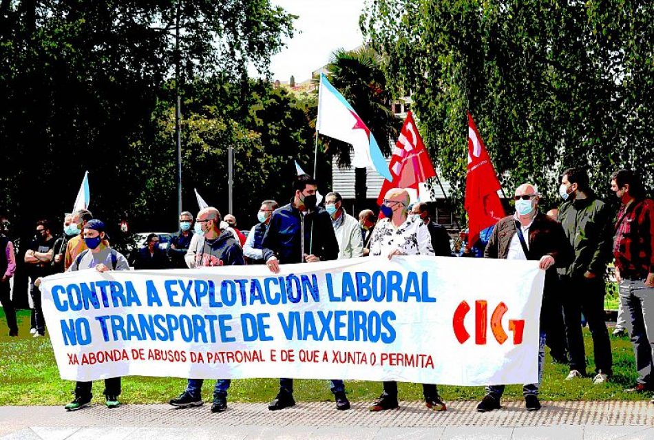 A CIG insta a negociar de inmediato o convenio do transporte de viaxeiros/as por estrada de Lugo