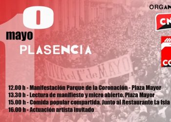 Los Sindicatos CNT y CGT convocan el próximo 1º de Mayo movilizaciones en Plasencia