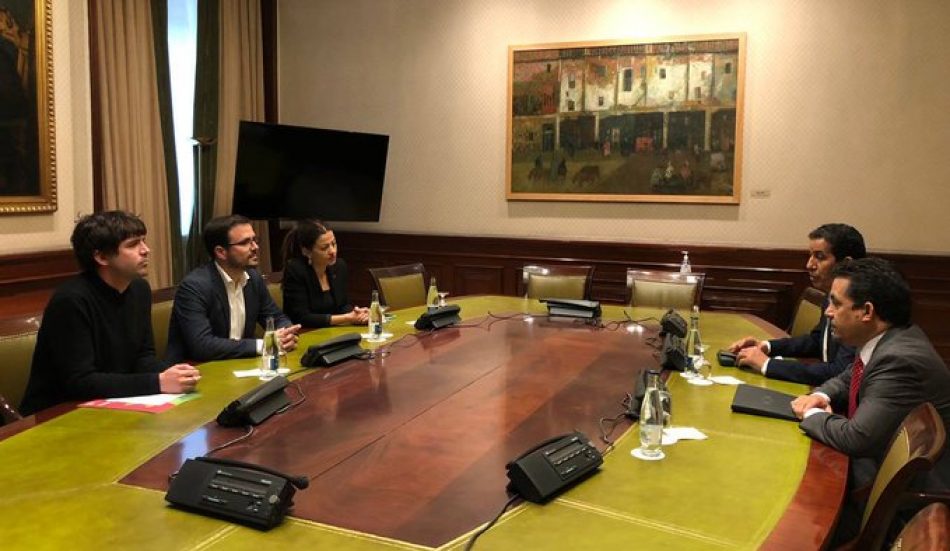 Garzón traslada al Frente Polisario el “firme y unánime compromiso” de IU para “seguir defendiendo la causa del pueblo saharaui y las decisiones de sus legítimos representantes”