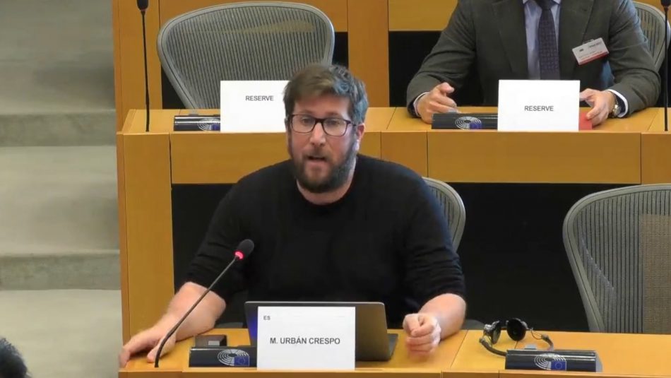 Miguel Urbán: «Hay voces en la UE que abogan por acelerar la agenda comercial neoliberal usando la guerra de Ucrania como pretexto»