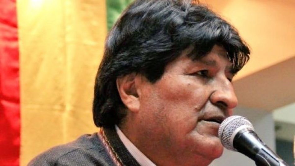 Expdte. boliviano Evo Morales denuncia campaña contra el MAS