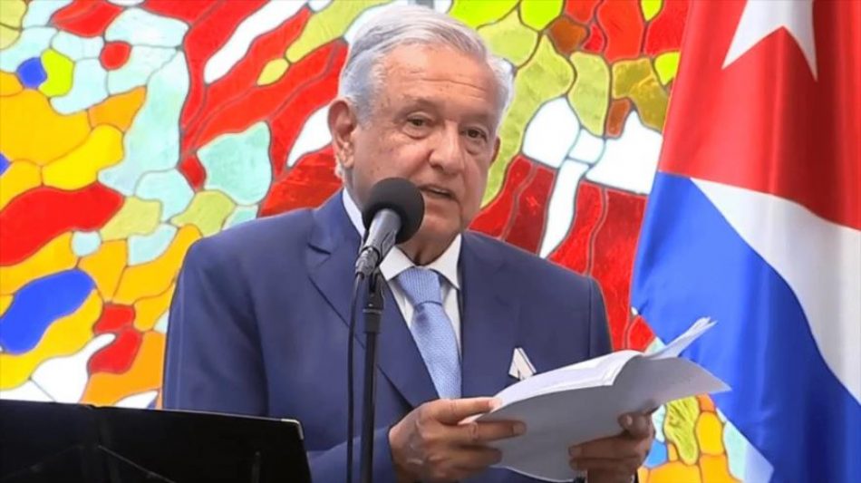 AMLO: Ni toda el agua de océanos borrará mancha de sanciones a Cuba