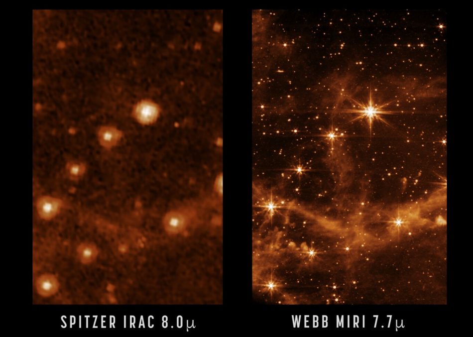 El James Webb toma imágenes tan definidas del espacio que a su lado las de antes parecían pinturas a acuarela