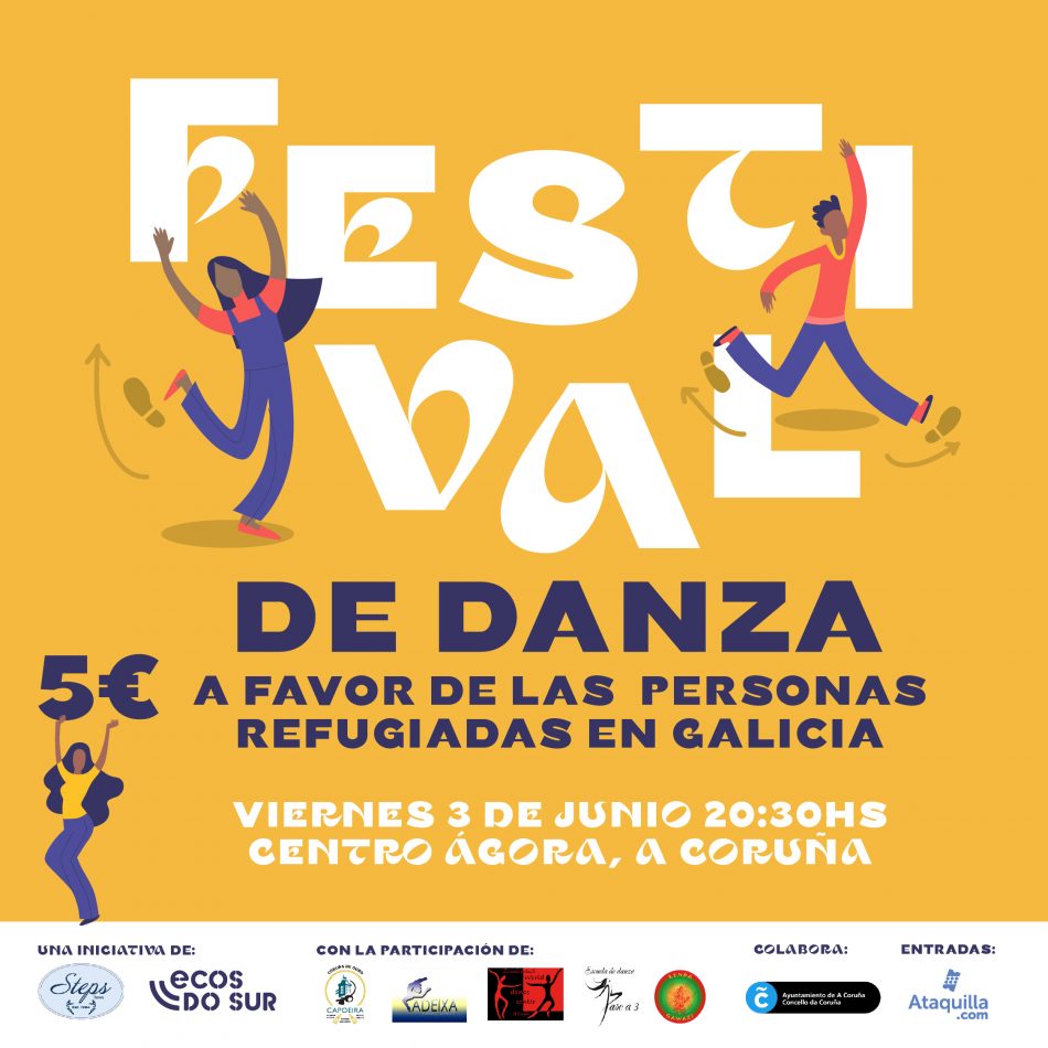 Ecos do Sur y las escuelas de danza de A Coruña se unen en un espectáculo a favor de las familias refugiadas