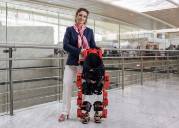 Elena García Armada, finalista del Premio Inventor Europeo por su pionero exoesqueleto pediátrico