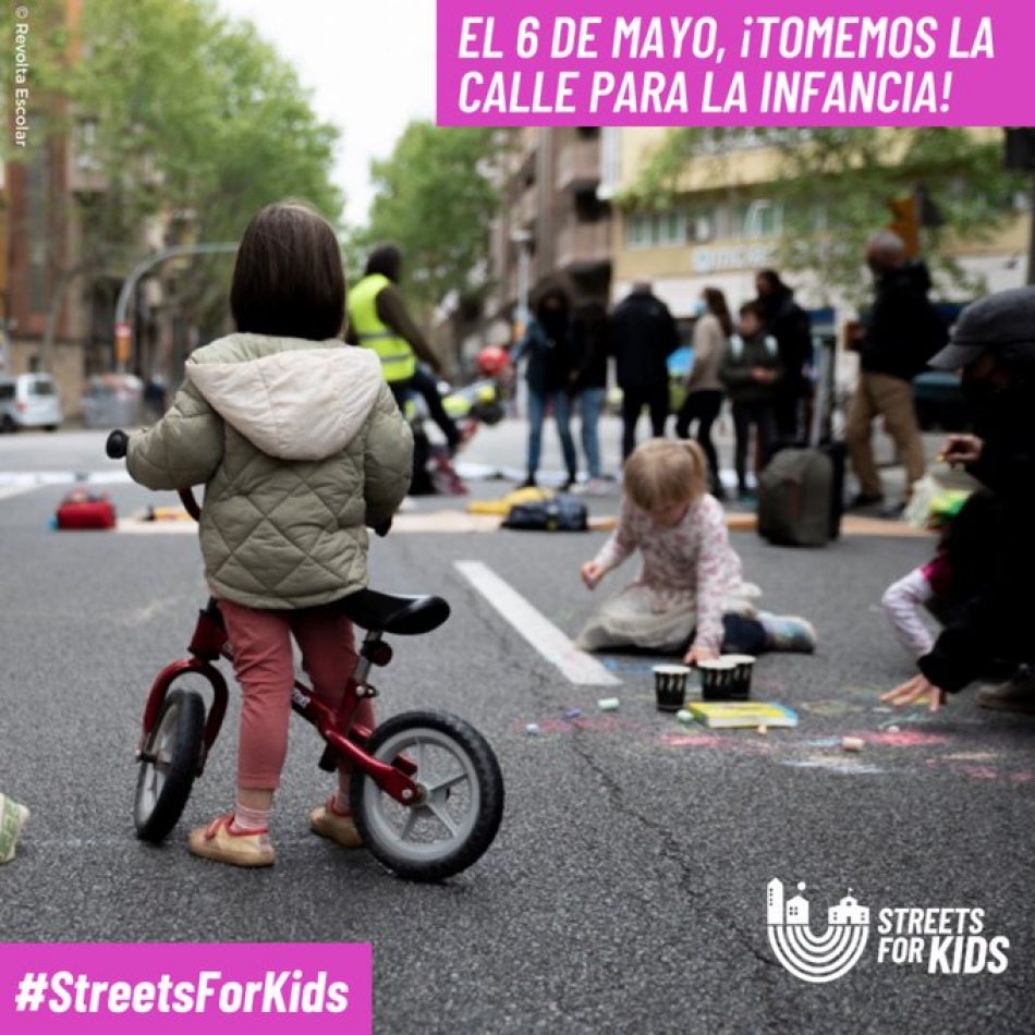 El 6 de mayo, niñas y niños de toda Europa reclaman Calles Abiertas para la Infancia