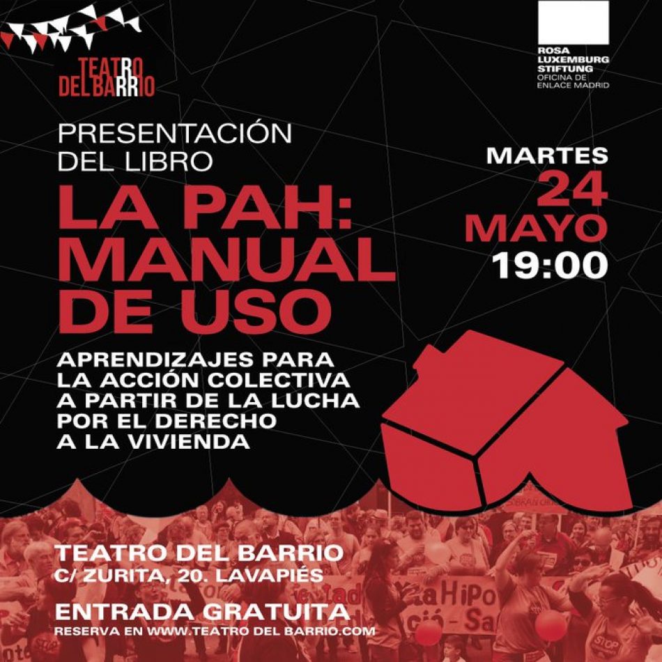 Presentación el libro «La PAH: manual de uso», el martes 24 de mayo