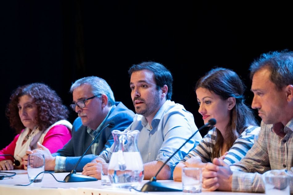 Garzón destaca que IU es “garantía de solvencia, seriedad y rigor desde el ámbito municipal hacia arriba” en la presentación de su Escuela de Formación organizada en Asturias