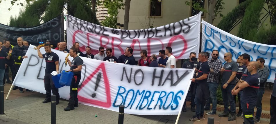 Bomberos del CEIS en lucha por incumplimiento acuerdo publicación plazas en Murcia