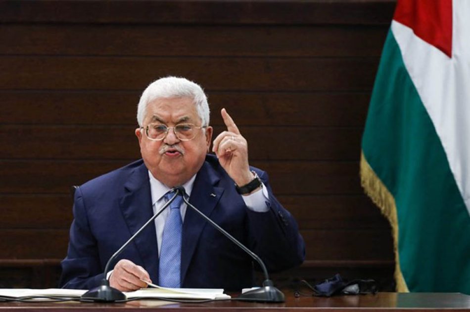El presidente palestino Mahmoud Abbas condena el «doble rasero internacional»