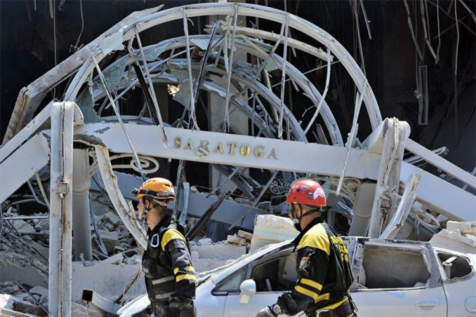 Asciende a 27 la cifra de muertos tras la explosión en el hotel Saratoga de La Habana