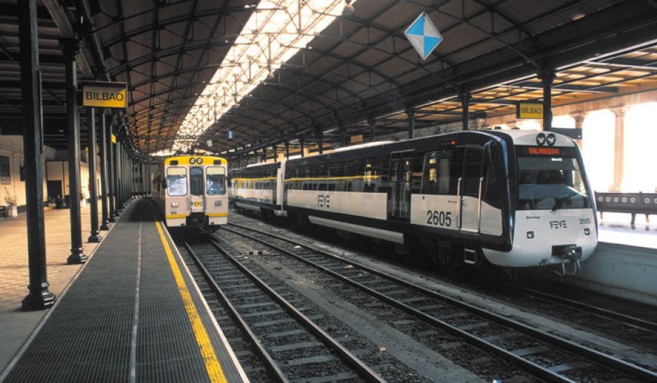 Verdes EQUO preguntará en el Congreso al Gobierno de España si va a dejar morir la línea de ferrocarril de vía estrecha Bilbao-Ferrol, tal y como pretende el Proyecto de Ley de Movilidad Sostenible