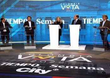 Así fue el debate entre los candidatos presidenciales colombianos