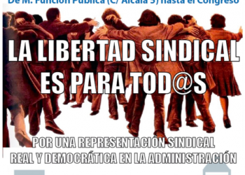 La Plataforma EBEP 36.3 convoca una manifestación desde el Ministerio de Hacienda y Función Pública hasta el Congreso de los Diputados por la defensa de la participación y Libertad Sindical en las Administraciones Públicas