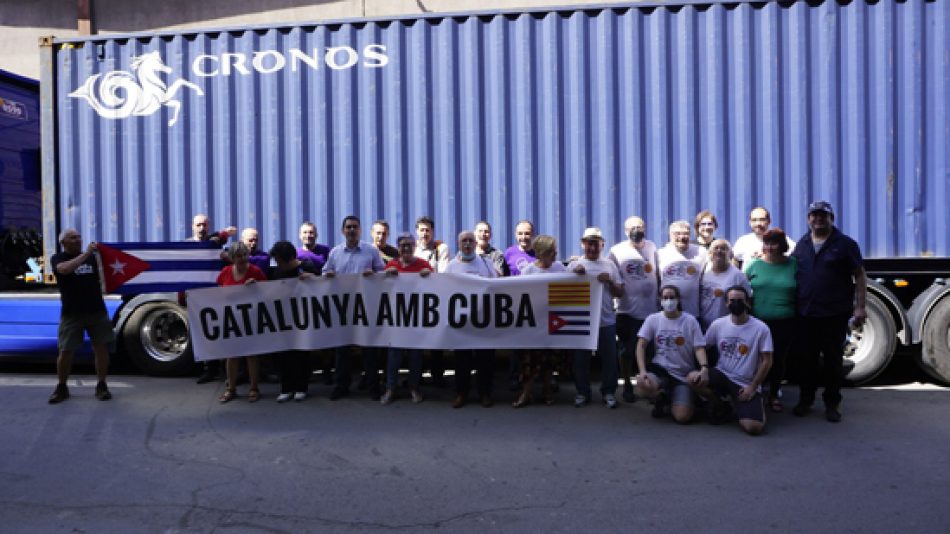 Catalunya amb Cuba: de Santa Perpètua de Mogoda salió nuevo contenedor solidario