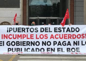 CCOO anuncia movilizaciones si el Gobierno no paga lo que les debe a las plantillas de los puertos de titularidad estatal