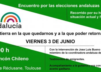 IU Exterior y Por Andalucía celebran un encuentro con la emigración andaluza en Toulouse este viernes