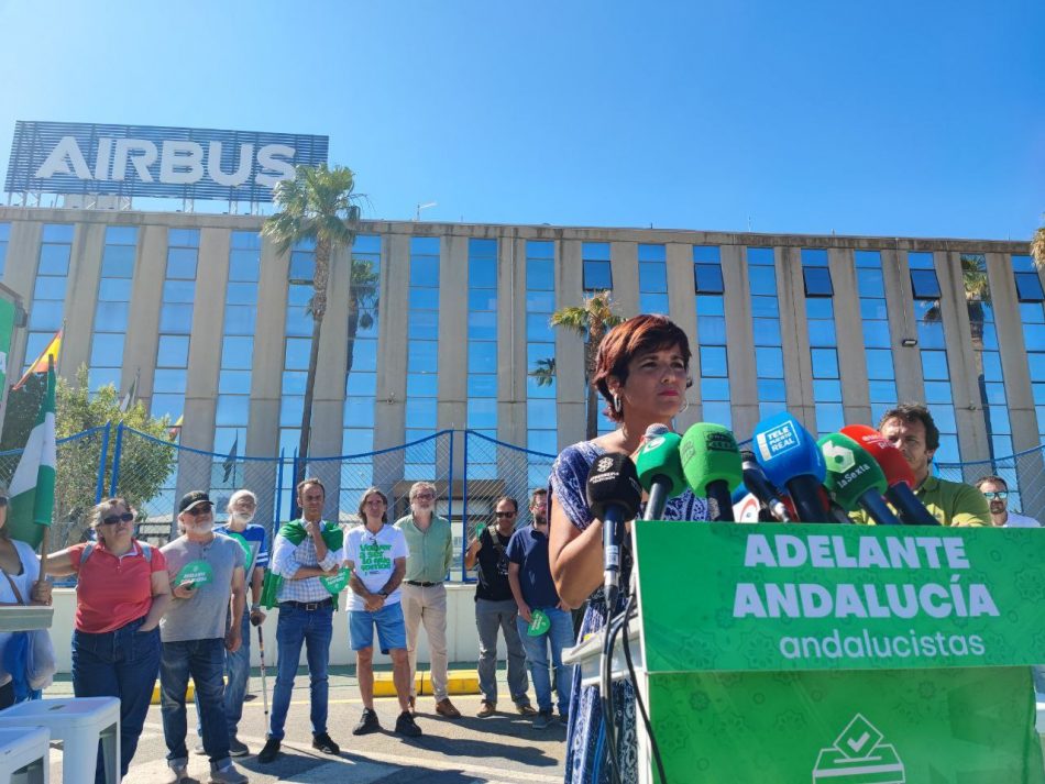 Teresa Rodríguez presenta en Puerto Real un plan industrial ecosocial