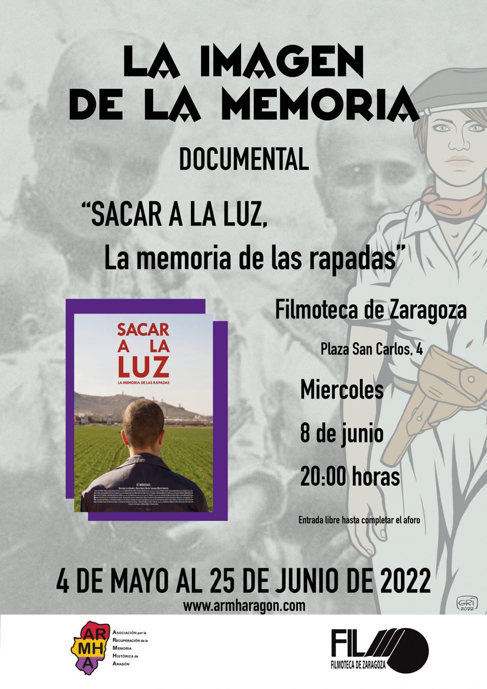 Semana del 6 al 12 de junio en la IV edición de «la Imagen de la Memoria»