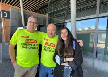 Trabajadores de Zumosol llevan sus demandas al Parlamento Europeo