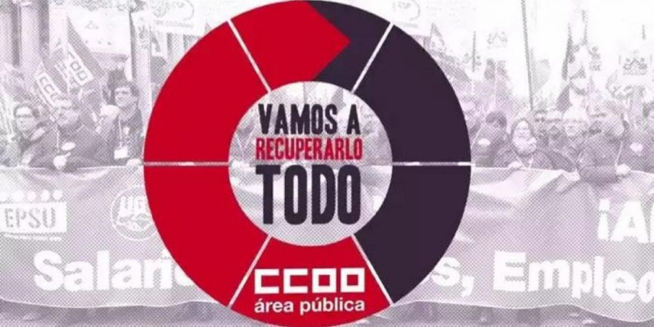 CCOO reclama al Gobierno de Sánchez salarios dignos para las empleadas y empleados públicos