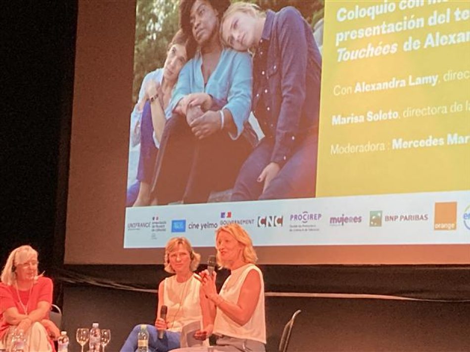 La película Toucheés de Alexandra Lamy se presenta en Madrid con un debate sobre la violencia machista