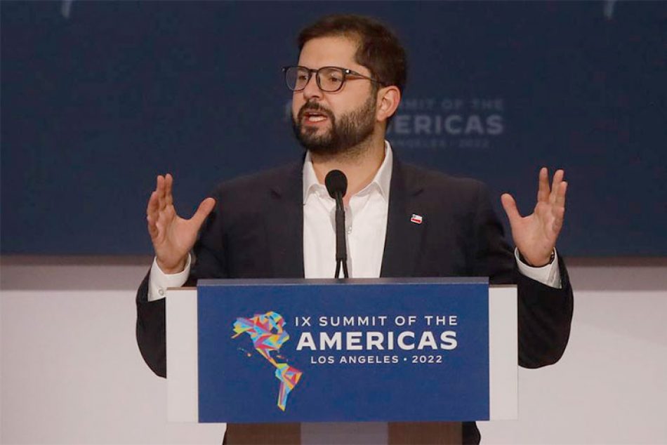 Gabriel Boric rechaza la exclusión de Cuba, Nicaragua y Venezuela de la Cumbre de las Américas