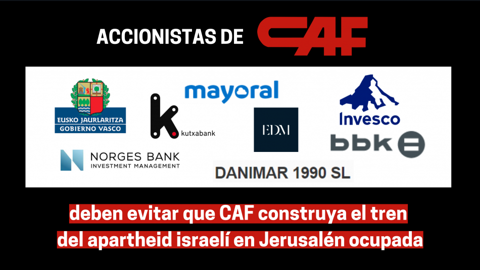 «CAF: ¡Fuera de Jerusalén ocupada!»