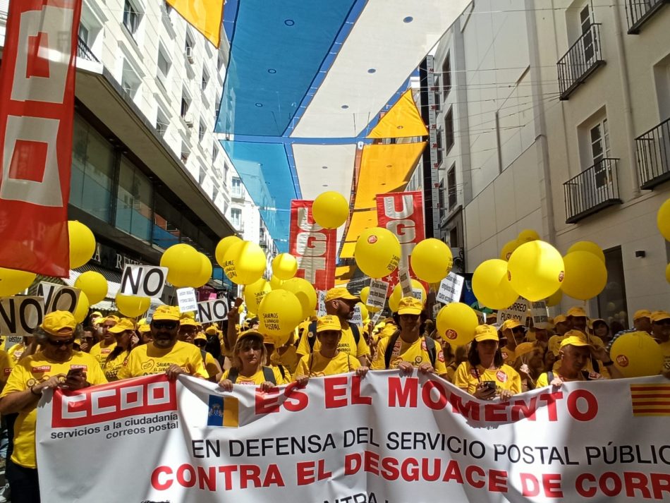 Arranca la huelga general en Correos convocada por CCOO y UGT (1, 2 y 3 de junio)