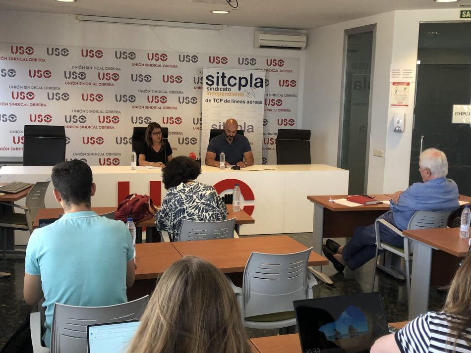 SITCPLA y USO estudian acciones legales contra Ryanair por amenazas y vulneraciones de derechos de los trabajadores