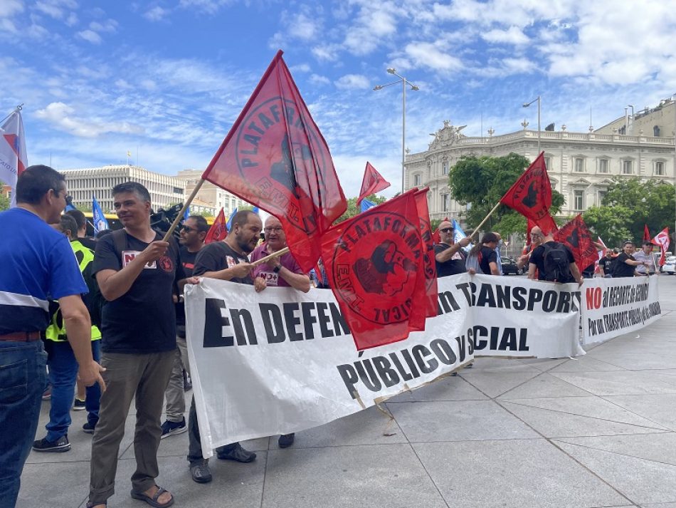 Izquierda Unida apoya y participará en la manifestación en defensa del Transporte Público madrileño