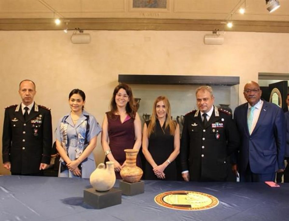 Panamá agradece a Italia la devolución de piezas patrimoniales de arte precolombino