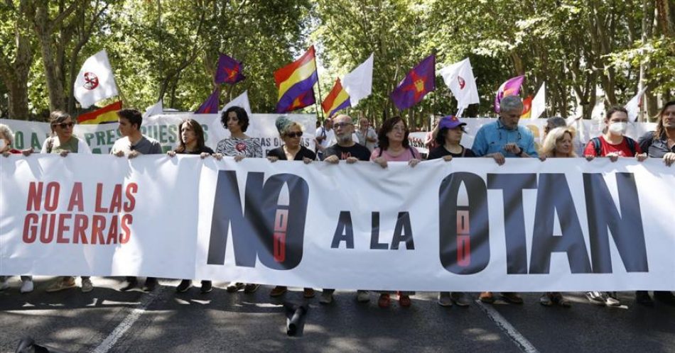 La Cumbre de la OTAN en Madrid cierra con nuevas protestas contra la organización militar