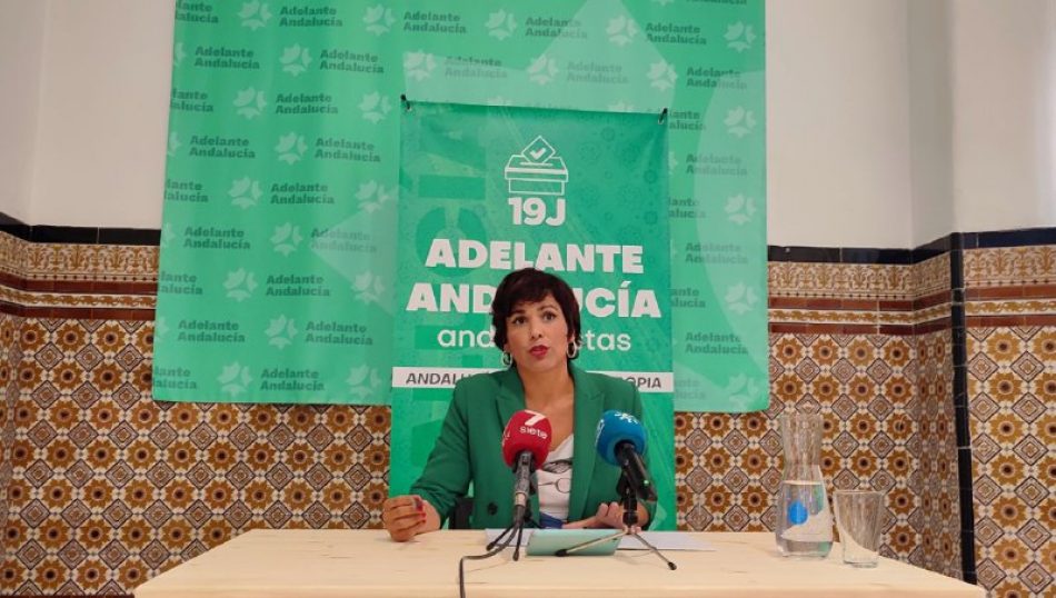 Teresa Rodríguez: “El centralismo es una rémora para el desarrollo de Andalucía”