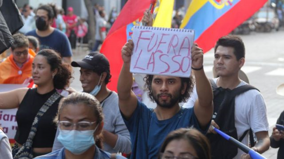 Izquierda Unida denuncia la “inaceptable represión de las protestas ciudadanas en Ecuador que ejecuta el Gobierno del presidente Lasso”