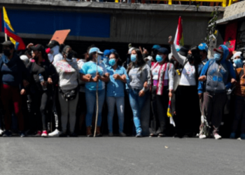 Realizan marchan en Ecuador previo a la reanudación del diálogo
