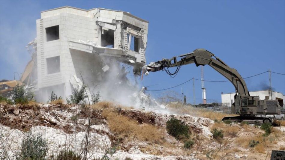 Israel destruye casas de dos familias palestinas en Cisjordania