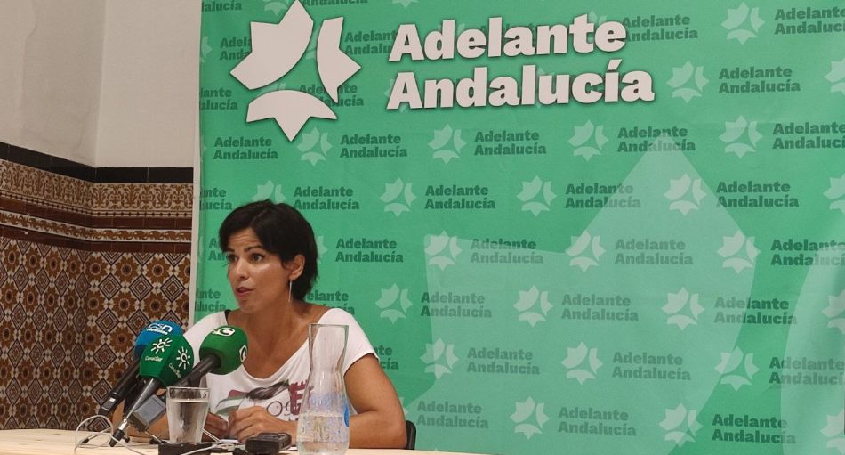 Teresa Rodríguez: “El PP no necesitaba a VOX porque en el fondo es negacionista de la violencia de género y de la desigualdad entre hombres y mujeres”